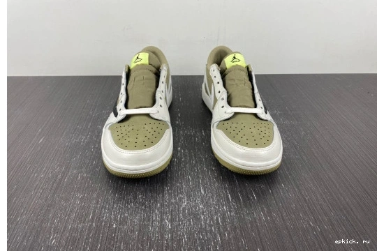Rep EP 1 Olive Low FZ3124-200 Travis Scott Golf Neutral Jordan Retro 1217